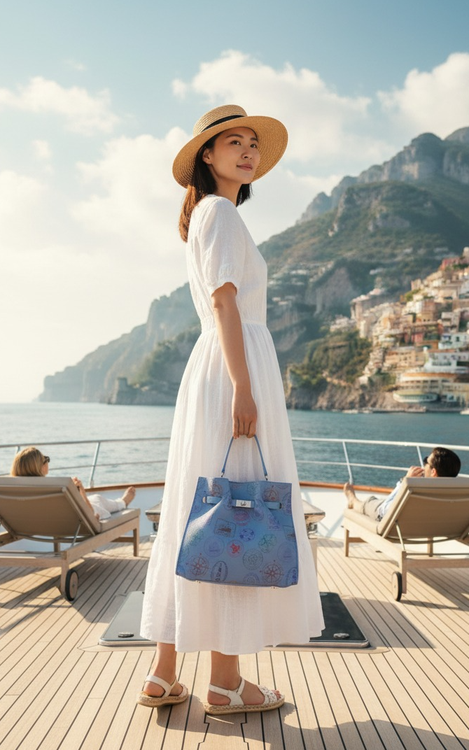 Stylish Casual Leather Shouder Tote Bag for Women
